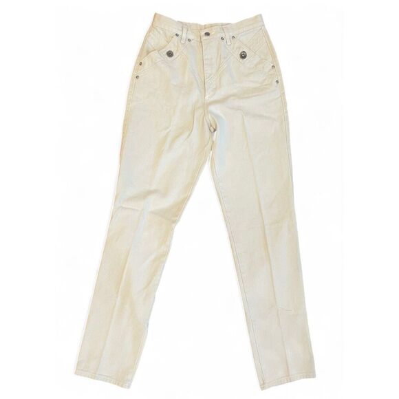 Vintage Roughrider Tan Jeans By Circle T - Picture 3 of 11